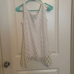 Shannon Ford New York White Polka Dot Blouse Size S